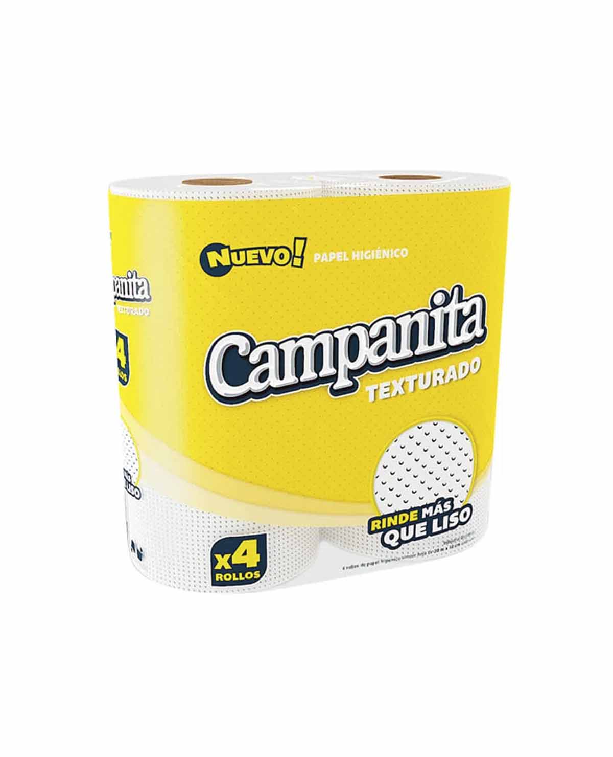 Papel Higienico Campanita Texturado 4 x 30 Mt